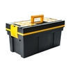 18 in. Plastic Tool Box with Removable Trays