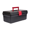 16 in. Plastic Tool Box with Tray